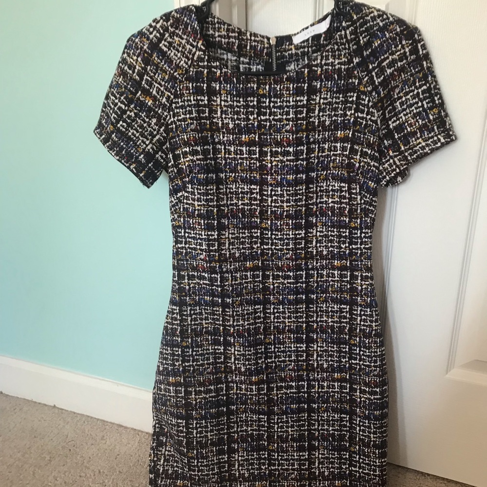 Lush Dress, vintage look with shoulder pads